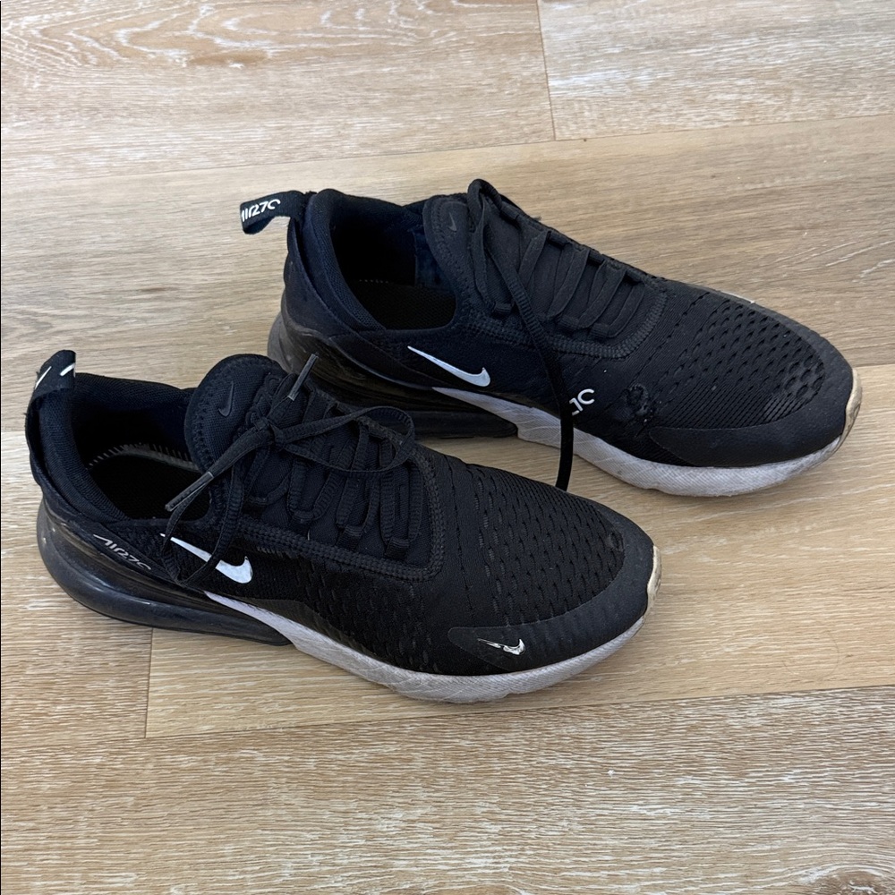 Nike Air Max 270 Black and White Men's Sneakers